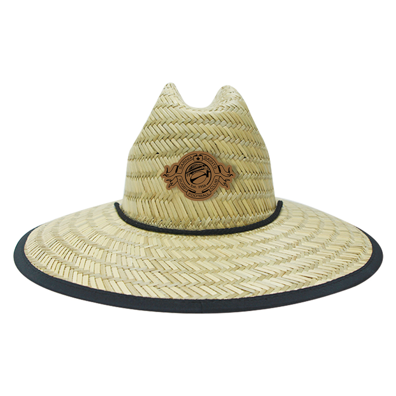 the "saints" heritage lifeguard straw hat the "saints" heritage lifeguard straw hat