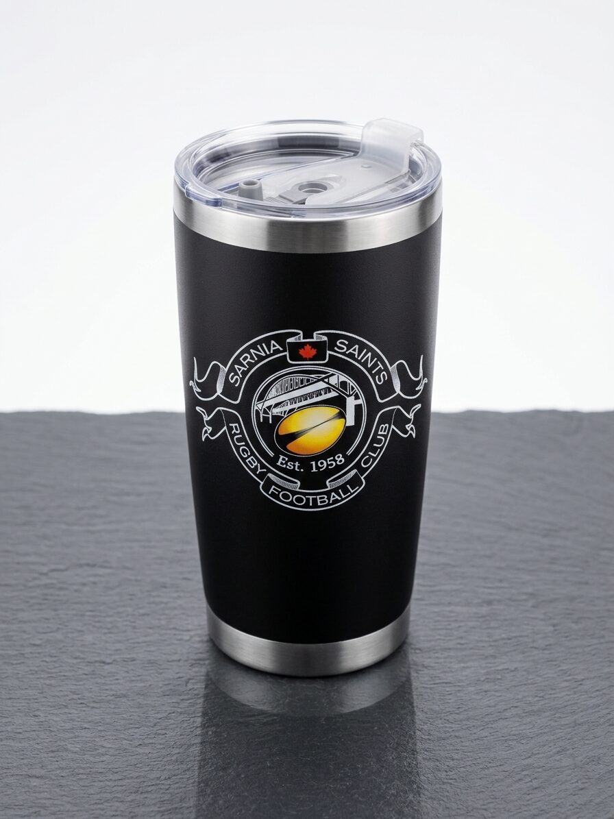 sarnia saints rfc insulated stainless steel tumbler – 20oz sarnia saints rfc insulated stainless steel tumbler – 20oz